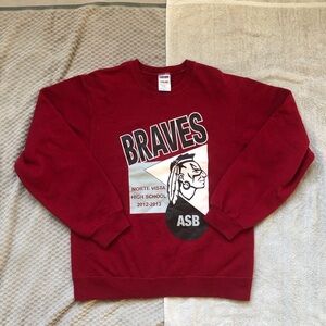 Women’s Violet Indian Braves Crewneck - Small